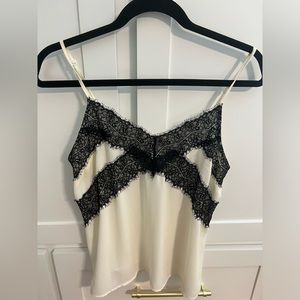 Vintage Forever21 Contemporary Camisole with Black Lace